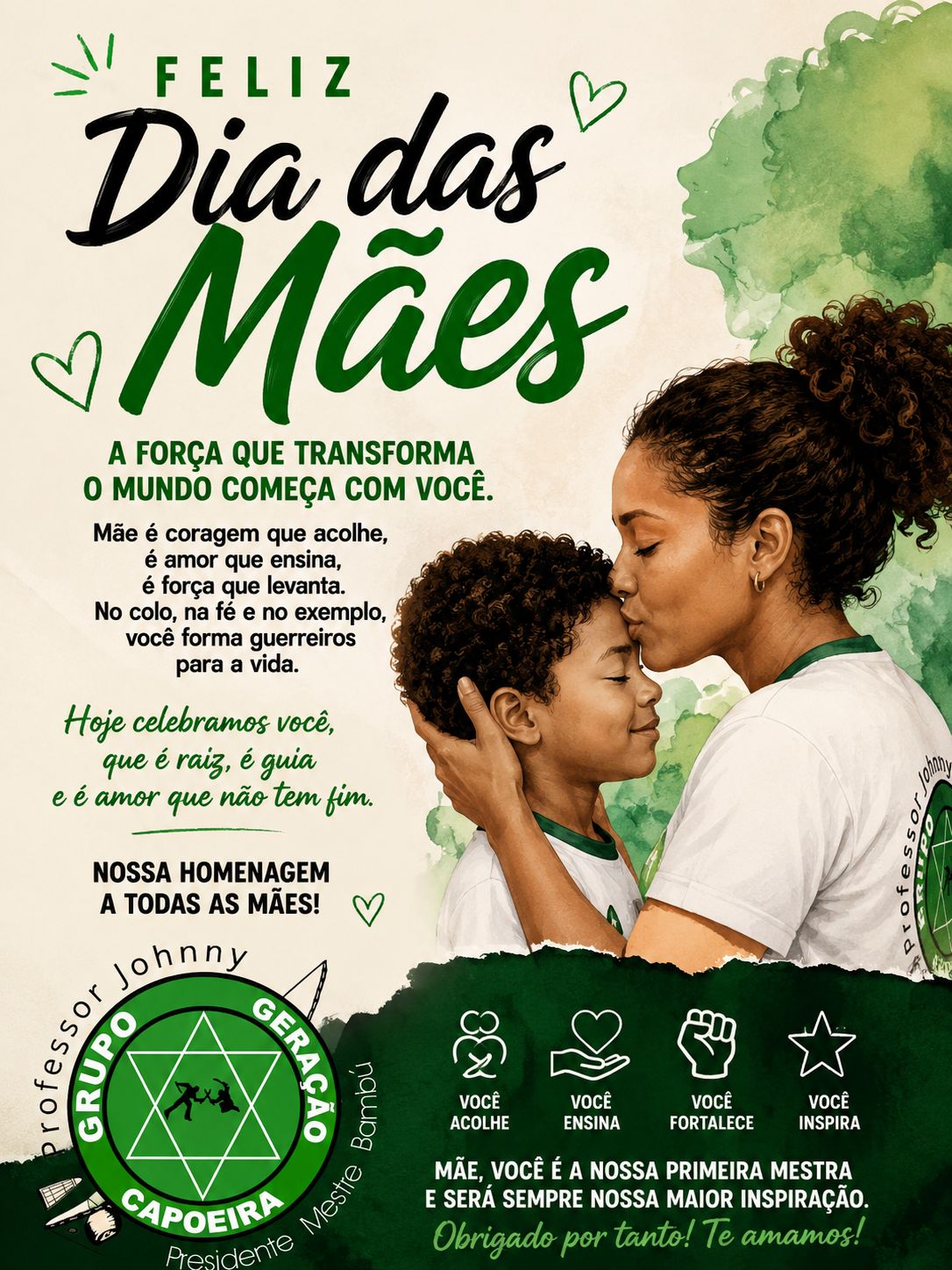 Feliz Dia das Mães — Capoeira Geração Italia